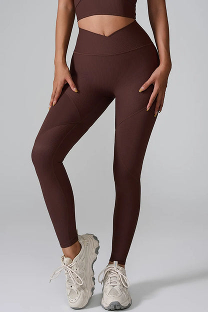 High Waist Active Leggings - Premium Leggings from Trendsi - Just $61.53! Shop now at Handbags Specialist Headquarter