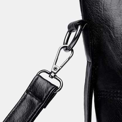 PU Leather Medium Handbag - Premium Tote Bag from Trendsi - Just $33.99! Shop now at Handbags Specialist Headquarter