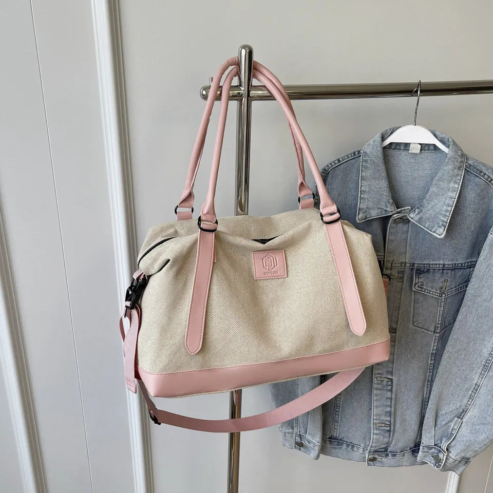 Contrast Travel Bag - Premium travel-bag from Trendsi - Just $44.99! Shop now at Handbags Specialist Headquarter