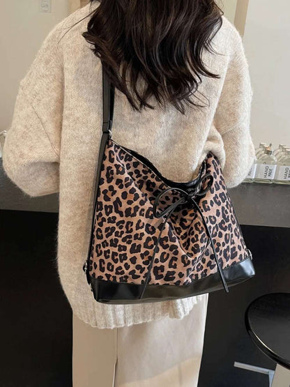 Leopard Dual Purpose Crossbody Bag - Premium Crossbody Bag from Trendsi - Just $19.99! Shop now at Handbags Specialist Headquarter