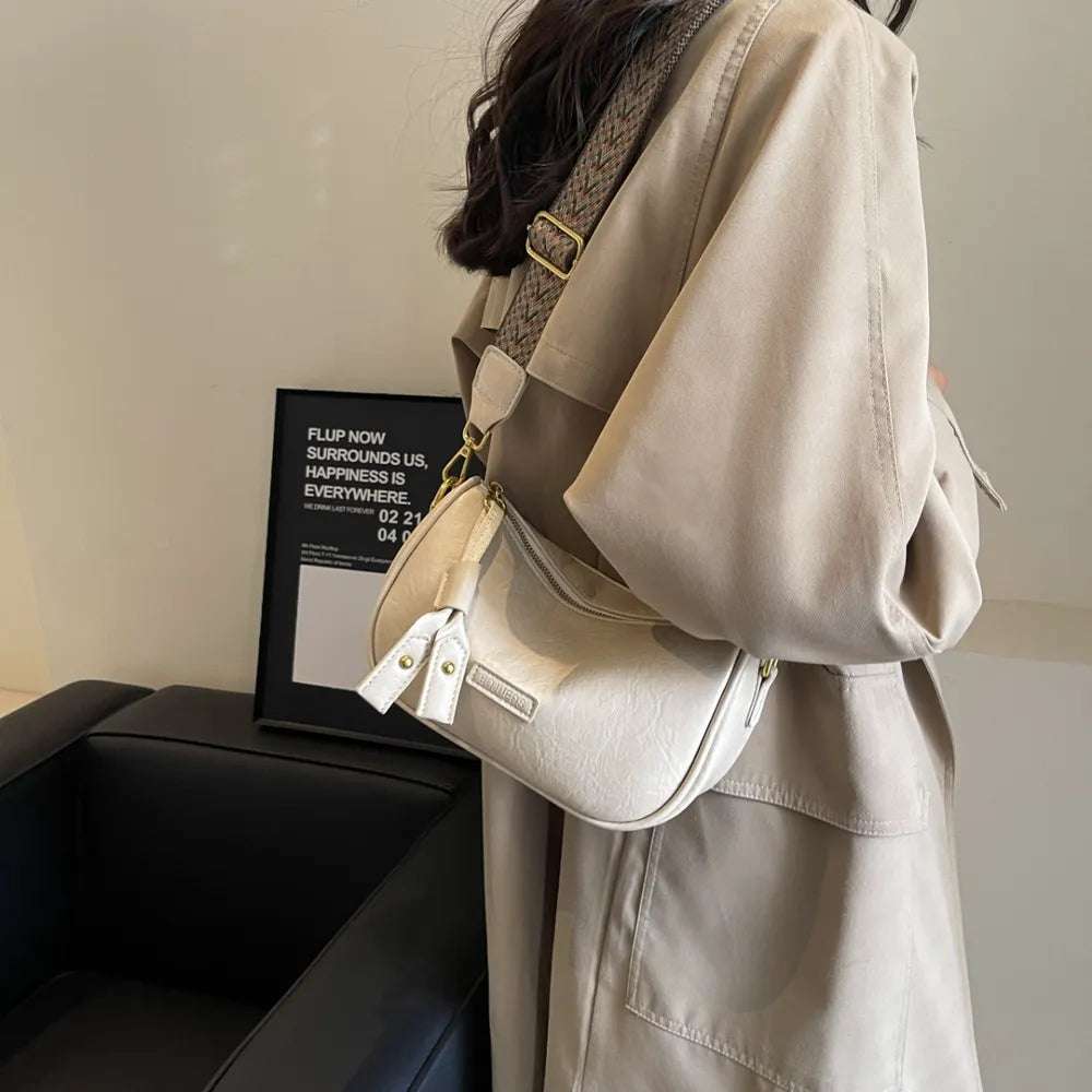 PU Leather Shoulder Bag - Premium Crossbody Bag from Trendsi - Just $27.99! Shop now at Handbags Specialist Headquarter