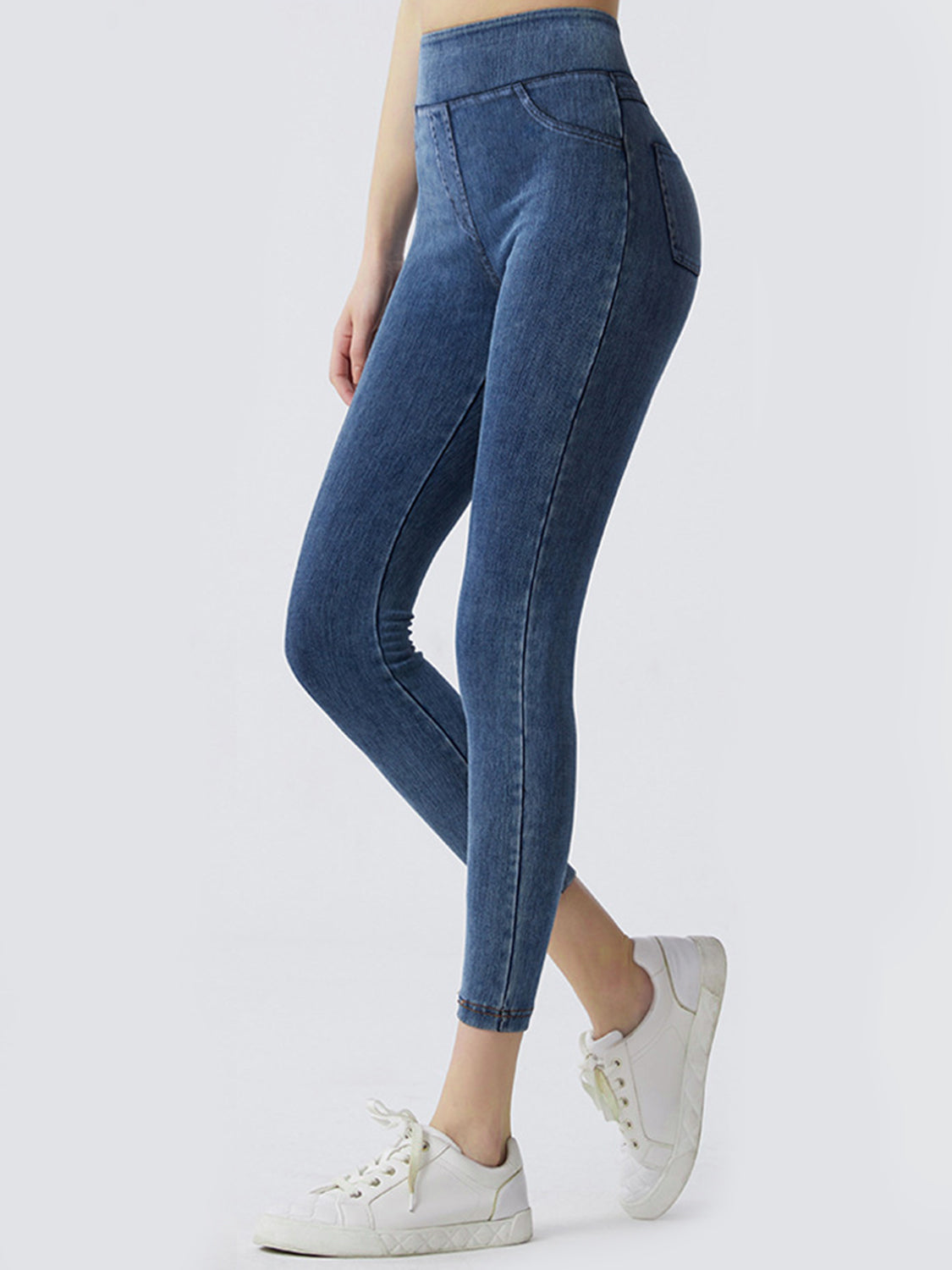 Wide Waistband Sports Leggings - Premium Leggings from Trendsi - Just $57.15! Shop now at Handbags Specialist Headquarter