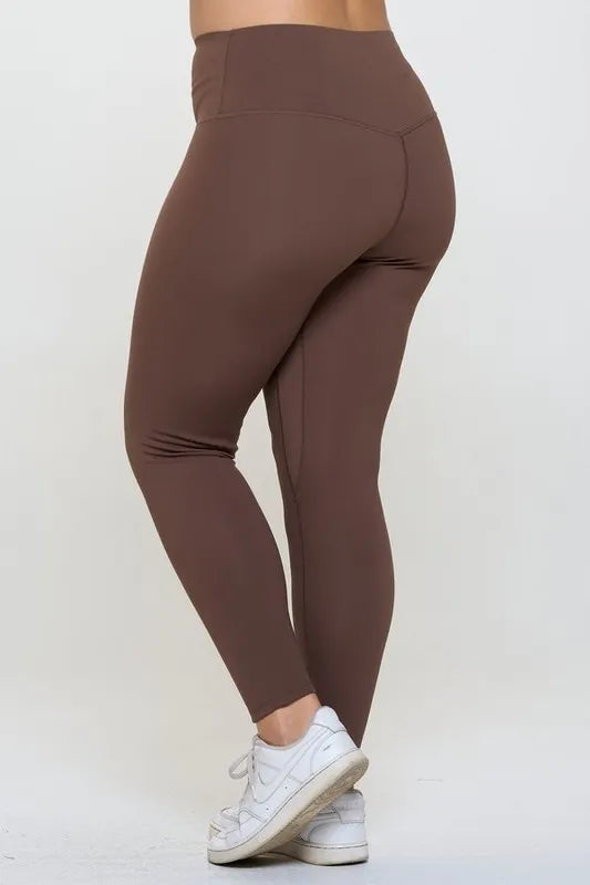 Yelete Full Size Fleece Lined High Waisted Leggings - Premium Leggings from Trendsi - Just $60.54! Shop now at Handbags Specialist Headquarter
