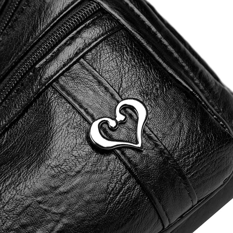 PU Leather Multi-Pockets Crossbody Bag - Premium Crossbody Bag from Trendsi - Just $27.99! Shop now at Handbags Specialist Headquarter