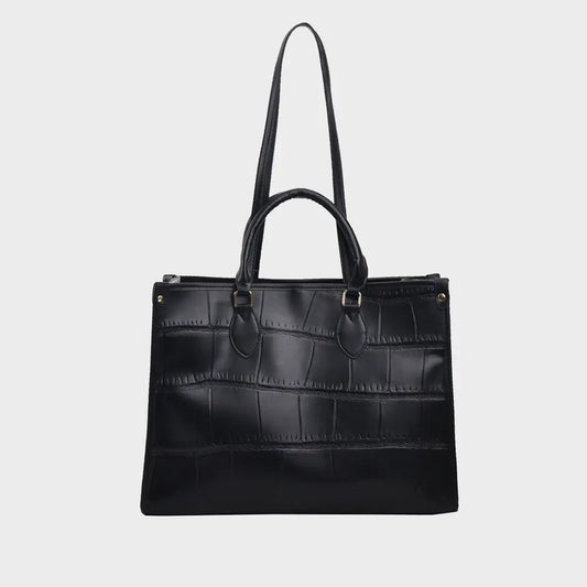 PU Leather Tote Bag - Premium Tote Bag from Trendsi - Just $44.99! Shop now at Handbags Specialist Headquarter