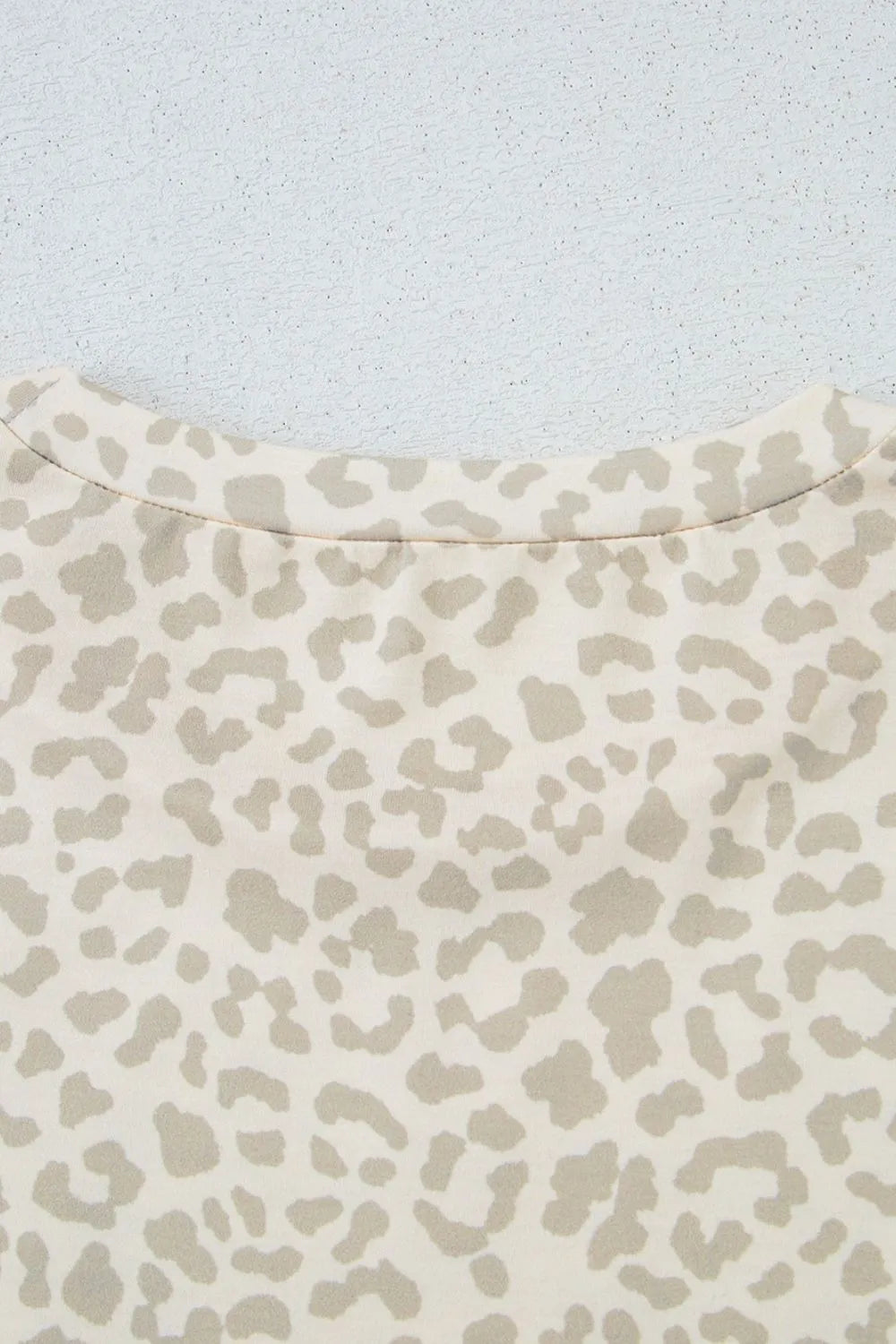 MAMA Letter Graphic Leopard Round Neck T-Shirt - Premium Tops from Trendsi - Just $23.28! Shop now at Handbags Specialist Headquarter