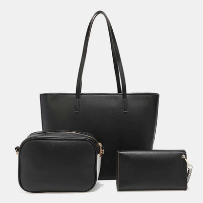 Nicole Lee USA 3-Piece Color Block Handbag Set - Premium handbags from Trendsi - Just $50.99! Shop now at Handbags Specialist Headquarter
