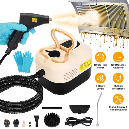 JetClean Pro: 1500W Handheld Cleaner with 8 Tools