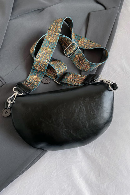 PU Leather Sling Bag - Premium Crossbody Bag from Trendsi - Just $26.99! Shop now at Handbags Specialist Headquarter