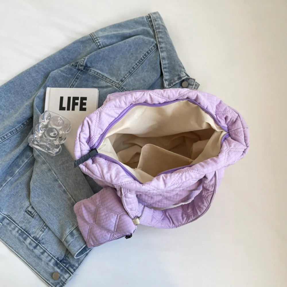 Polyester Medium Tote Bag - Premium Tote Bag from Trendsi - Just $32.99! Shop now at Handbags Specialist Headquarter