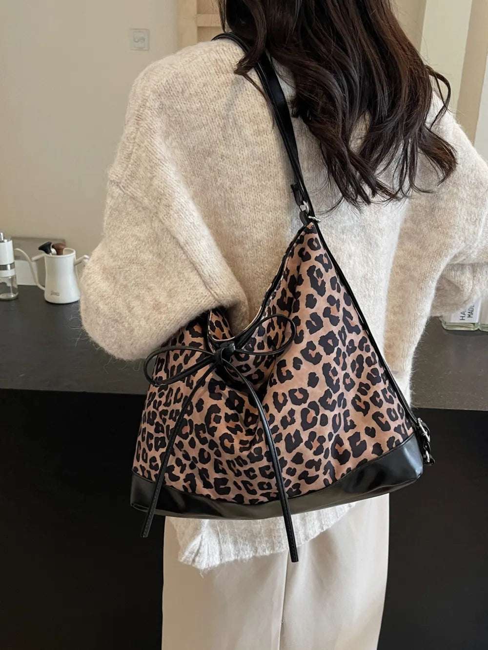 Leopard Dual Purpose Crossbody Bag - Premium Crossbody Bag from Trendsi - Just $19.99! Shop now at Handbags Specialist Headquarter