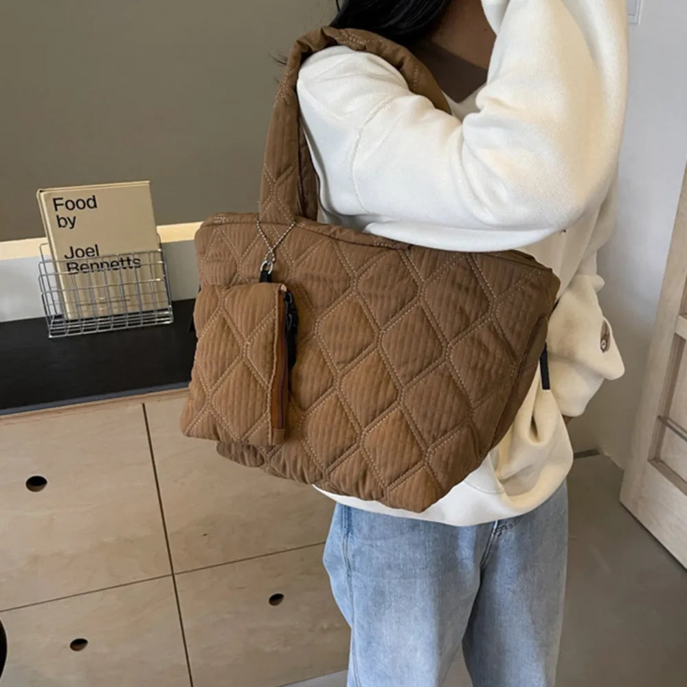 Polyester Medium Tote Bag - Premium Tote Bag from Trendsi - Just $32.99! Shop now at Handbags Specialist Headquarter