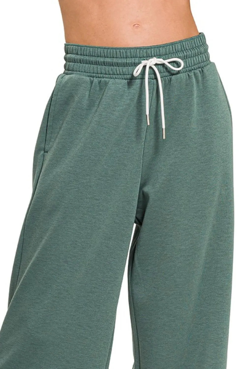 Zenana Scuba Drawstring Pants - Premium Women Pants from Trendsi - Just $26.99! Shop now at Handbags Specialist Headquarter