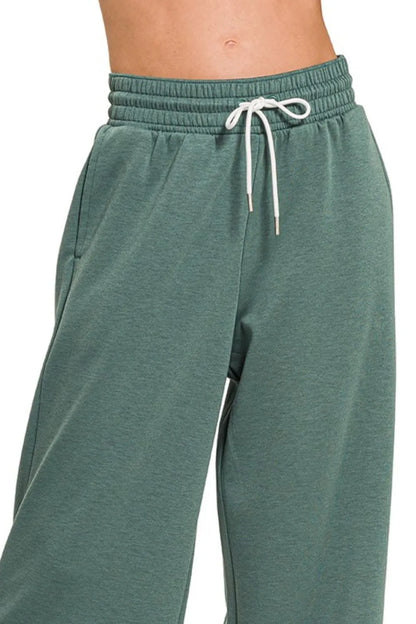 Zenana Scuba Drawstring Pants - Premium Women Pants from Trendsi - Just $26.99! Shop now at Handbags Specialist Headquarter