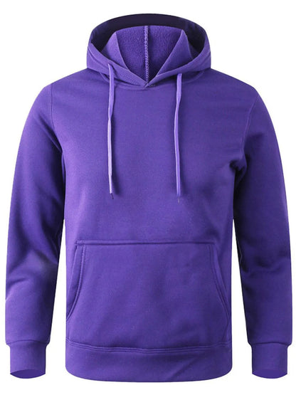 Men's Full Size Drawstring Long Sleeve Hoodie Plus Size - Premium Men's Sweatshirts from Trendsi - Just $20.66! Shop now at Handbags Specialist Headquarter