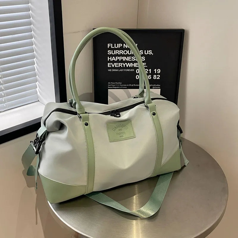 Detachable Crossbody Strap Polyester Travel Bag - Premium travel-bag from Trendsi - Just $44.99! Shop now at Handbags Specialist Headquarter