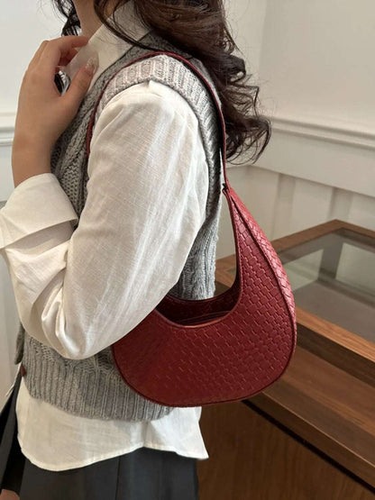 PU leather Shoulder Bag - Premium Crossbody Bag from Trendsi - Just $21.99! Shop now at Handbags Specialist Headquarter