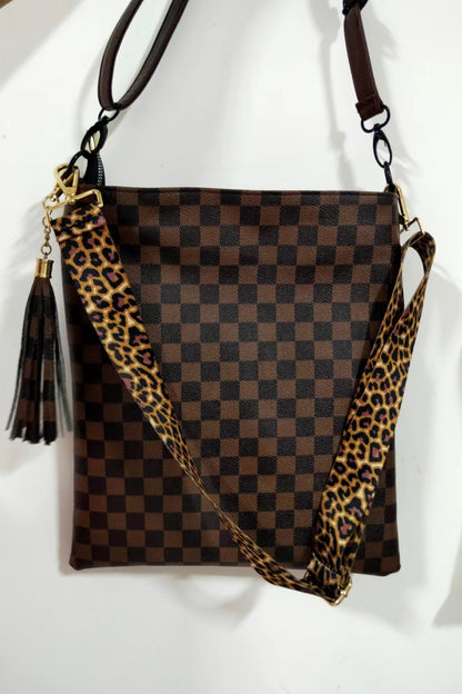 Adored PU Leather Shoulder Bag with Tassel - Premium handbags from Trendsi - Just $32.99! Shop now at Handbags Specialist Headquarter