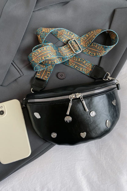 PU Leather Sling Bag - Premium Crossbody Bag from Trendsi - Just $26.99! Shop now at Handbags Specialist Headquarter