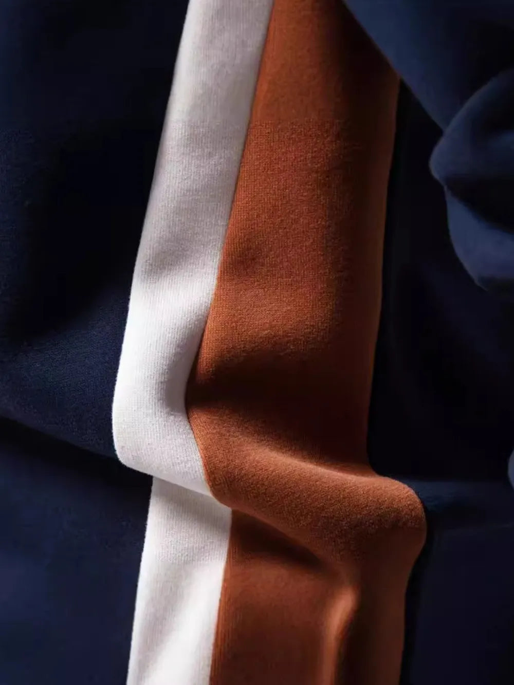 Men's Side Striped Contrast Round Neck Sweatshirt - Premium Men's Sweatshirts from Trendsi - Just $36.54! Shop now at Handbags Specialist Headquarter