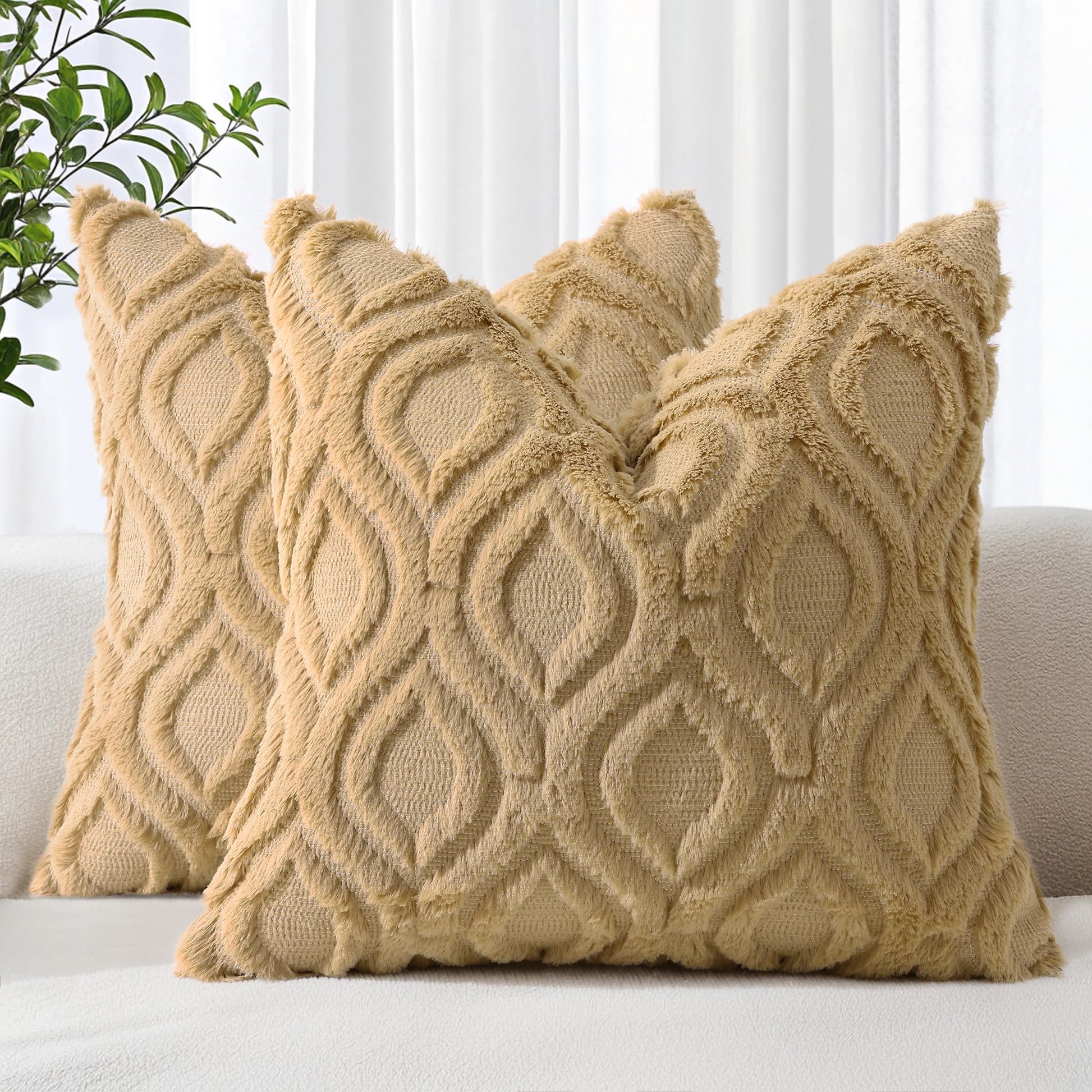 Farmhouse Faux Wool Pillow Covers - Handbags Specialist Headquarter