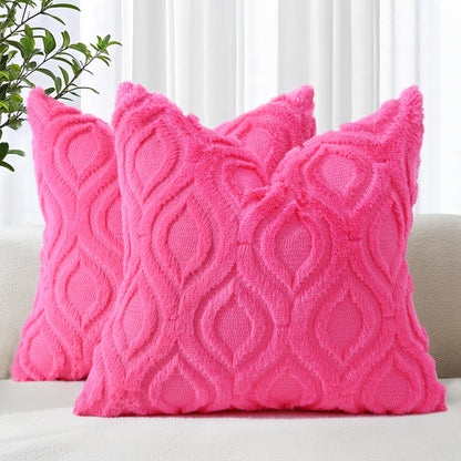 Farmhouse Faux Wool Pillow Covers - Handbags Specialist Headquarter