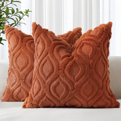 Farmhouse Faux Wool Pillow Covers - Handbags Specialist Headquarter
