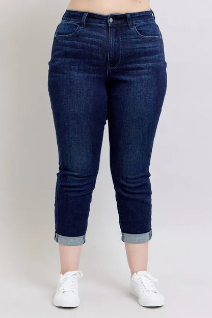 Judy Blue Full Size High Waist Boyfriend Jeans Plus Size - Premium Women / Jeans & Denim from Trendsi - Just $61.99! Shop now at Handbags Specialist Headquarter