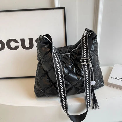 Quilted Nylon Travel Bag - Premium travel-bag from Trendsi - Just $39.99! Shop now at Handbags Specialist Headquarter