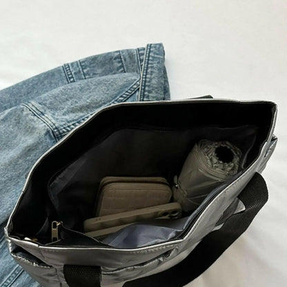 Polyester Tote Bag with Zipper.