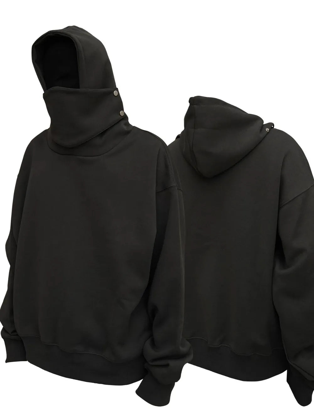 Men's Long Sleeve Hoodie with Mask - Premium Men's Sweatshirts from Trendsi - Just $105.14! Shop now at Handbags Specialist Headquarter