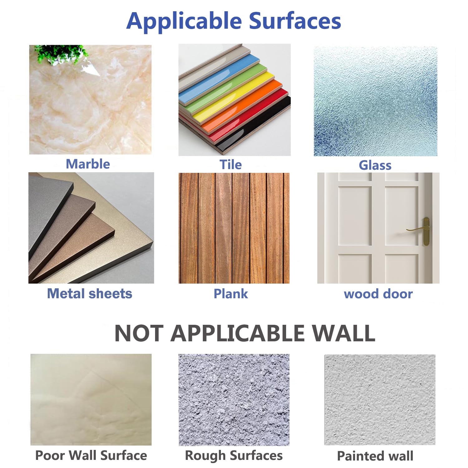 Heavy Duty Transparent Wall Hooks - 8 Pack - Handbags Specialist Headquarter