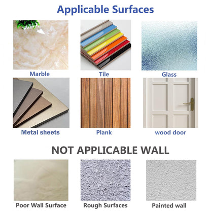 Heavy Duty Transparent Wall Hooks - 8 Pack - Handbags Specialist Headquarter