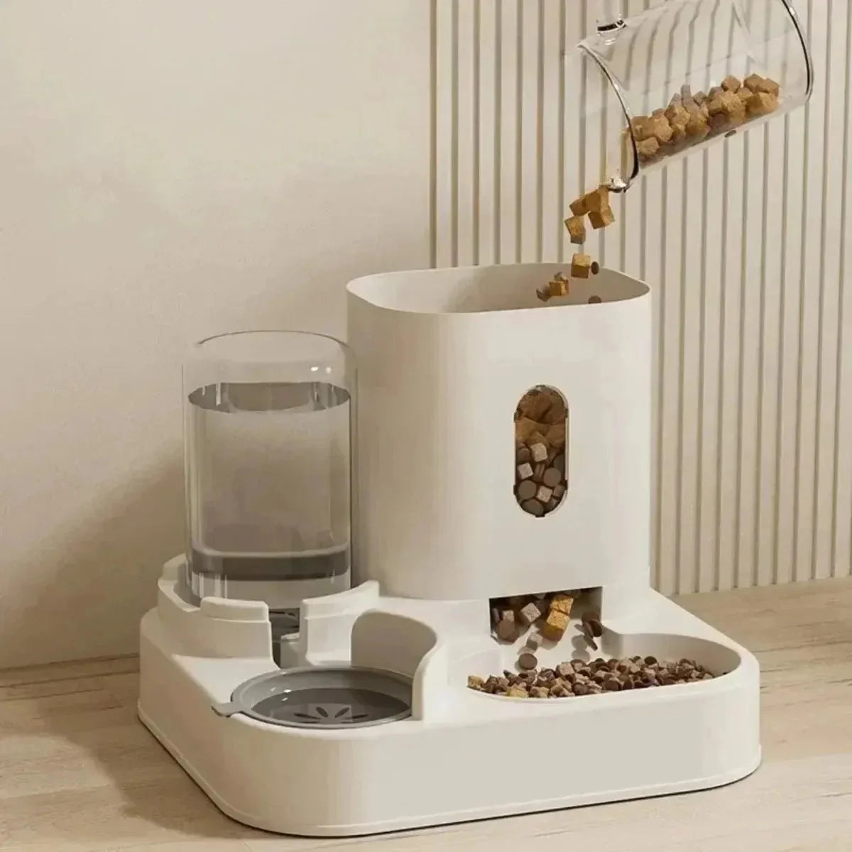 Pet Auto Feeder Water Fountain - Premium Decor from Shop1104693174 Store - Just $39.99! Shop now at Handbags Specialist Headquarter