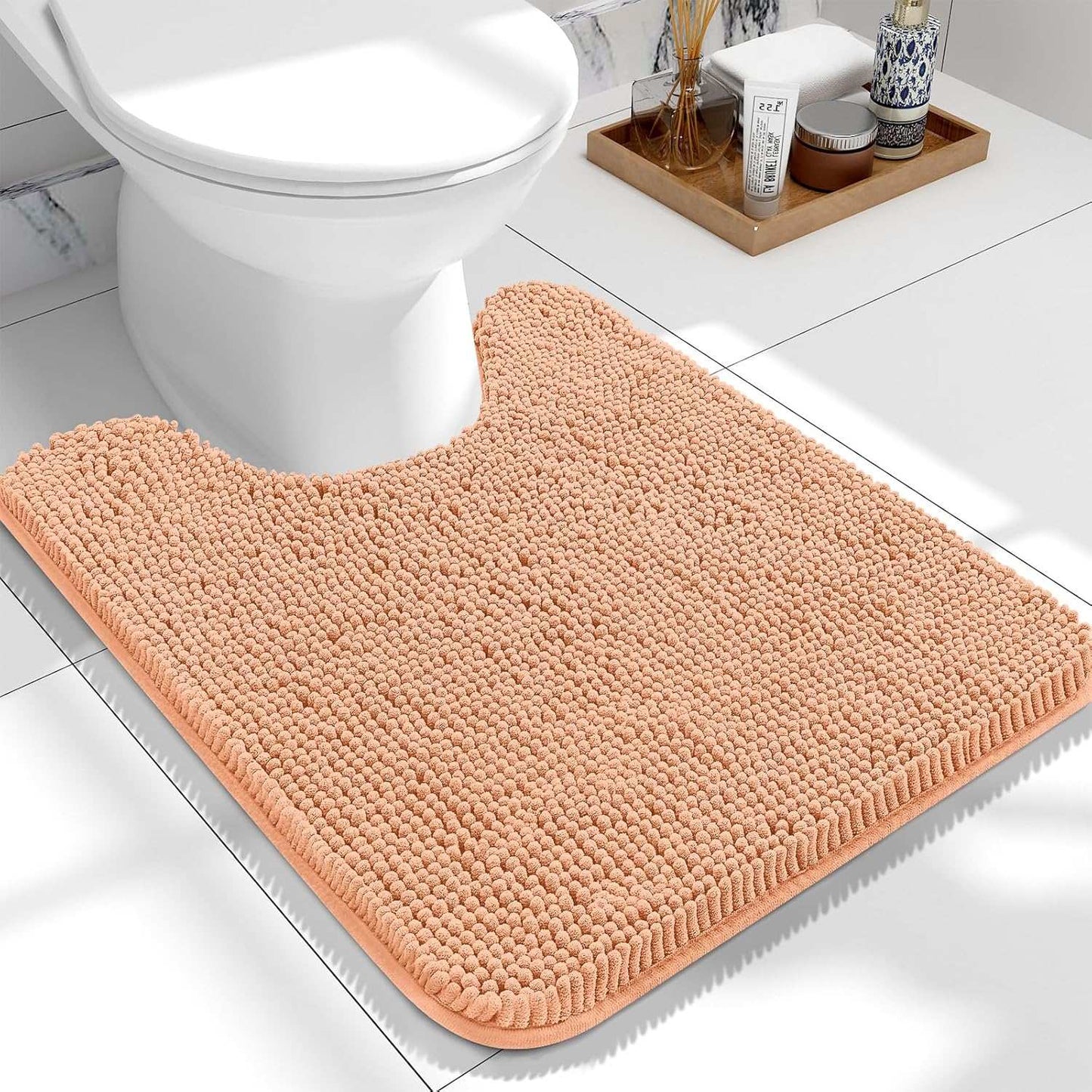 OLANLY Luxe Chenille Bath Mat - Quick Dry & Soft - Handbags Specialist Headquarter