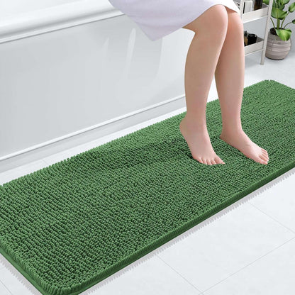 OLANLY Luxe Chenille Bath Mat - Quick Dry & Soft - Handbags Specialist Headquarter