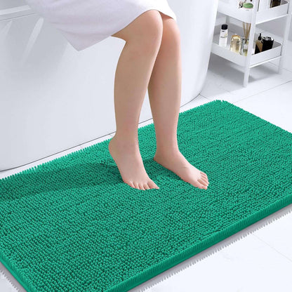 OLANLY Luxe Chenille Bath Mat - Quick Dry & Soft - Handbags Specialist Headquarter
