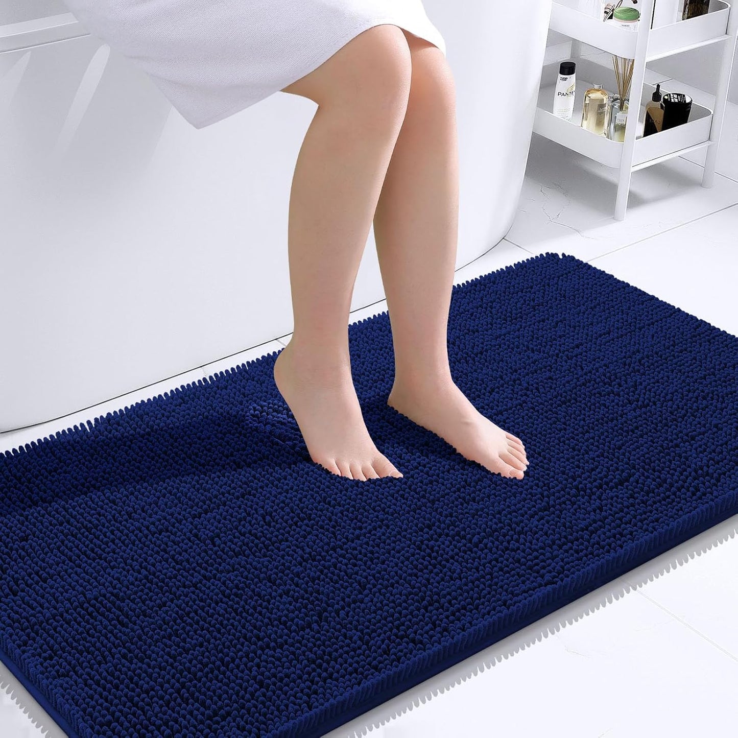 OLANLY Luxe Chenille Bath Mat - Quick Dry & Soft - Handbags Specialist Headquarter