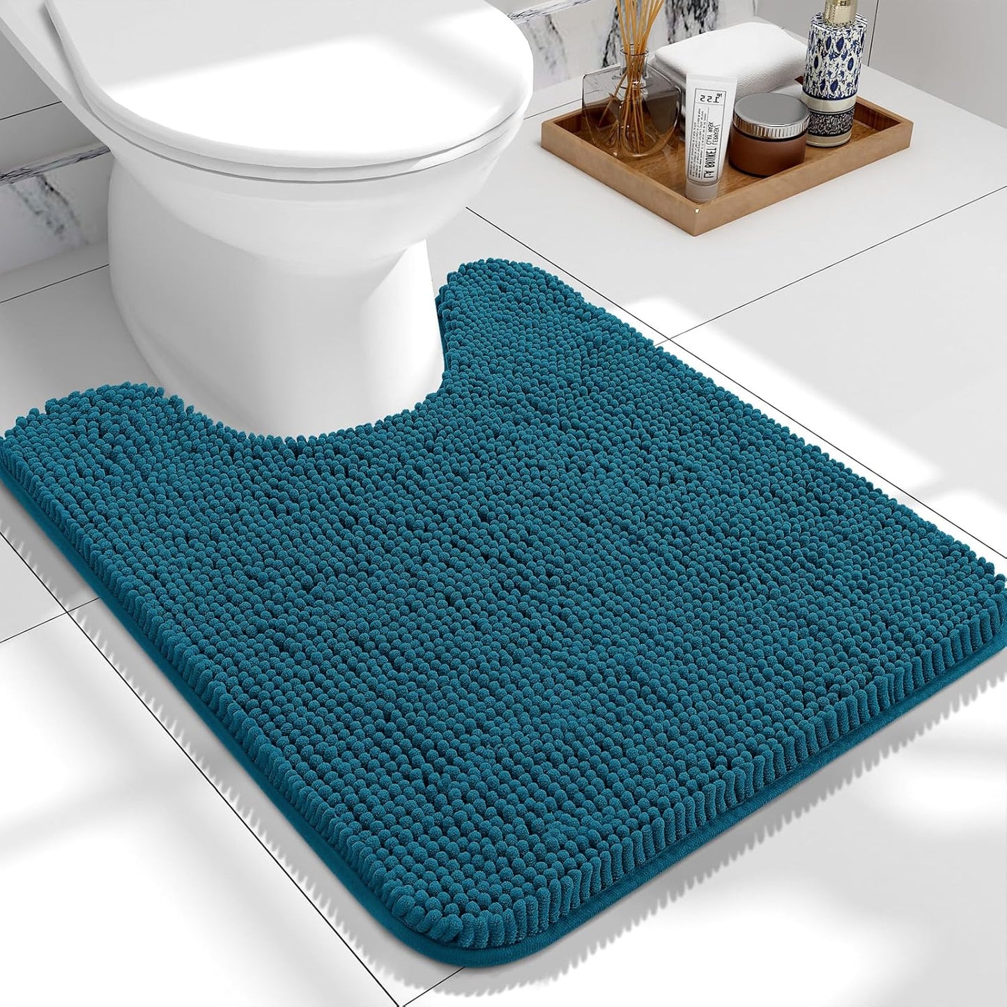 OLANLY Luxe Chenille Bath Mat - Quick Dry & Soft - Handbags Specialist Headquarter