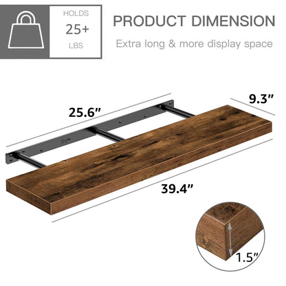 Rustic Farmhouse Shelves (008 - 40BN) - Handbags Specialist Headquarter
