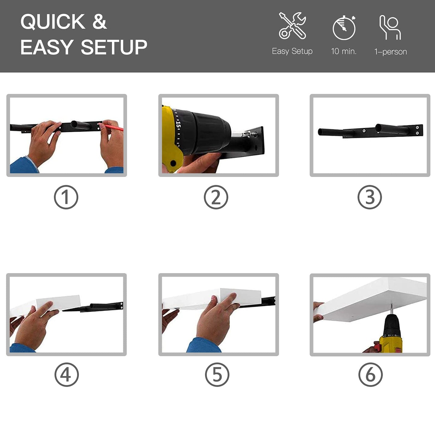 Rustic Farmhouse Shelves (008 - 40BN) - Handbags Specialist Headquarter