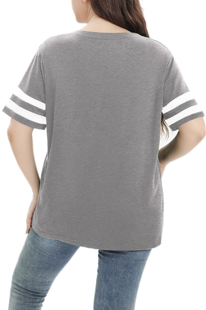 Summer V - Neck Plus Tunic Tee for Women 1X - 5X - Handbags Specialist Headquarter