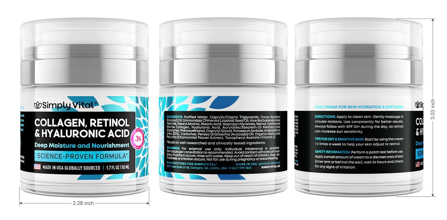 Vital Retinol Collagen Cream - Handbags Specialist Headquarter